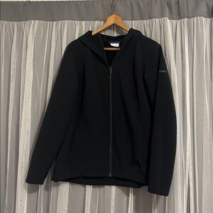 Columbia Black Shell Jacket Womens Size XL